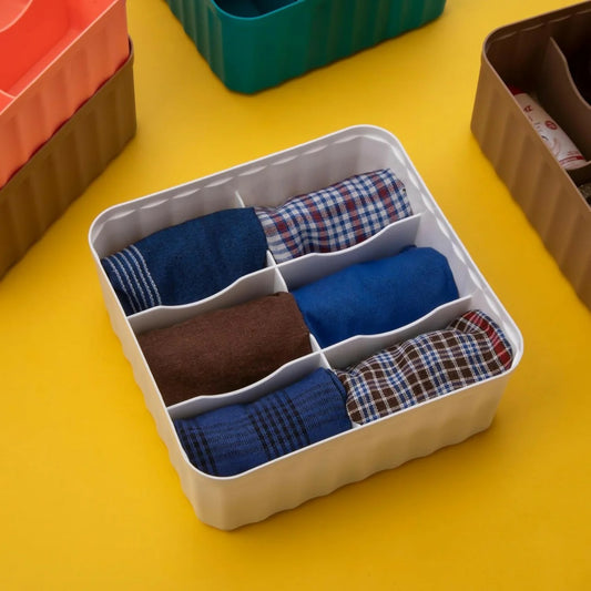 ClosetCube™ 6-Slot Fabric Organiser (4 Pcs)