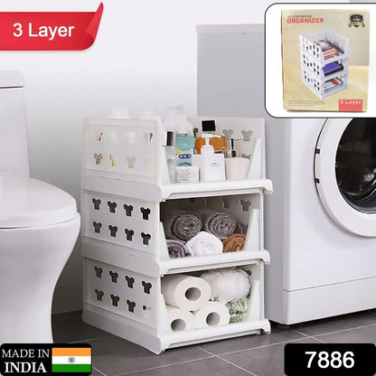 NeatNest™ 3-Tier Stack-Up Cart