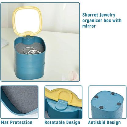 GlamSpin™ 4-Tier Jewellery Carousel