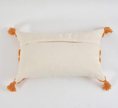 CushionCanvas™ Cotton Cushion Cover Duo – 12x20 Inches