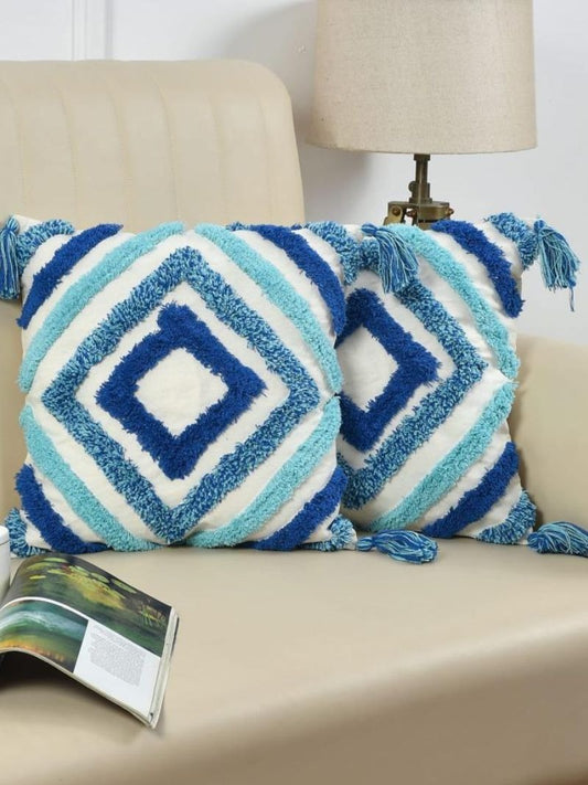 SereniCot™ Cushion Cover Duo – Breathable Cotton Comfort for Cozy Corners